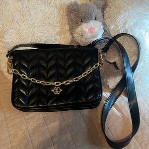 Nanette Lepore black quilted purse. Like new!